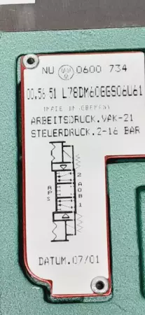 Numatics L78DM60GGSO6061 Solenoid Valve 24VDC/AC 1/4