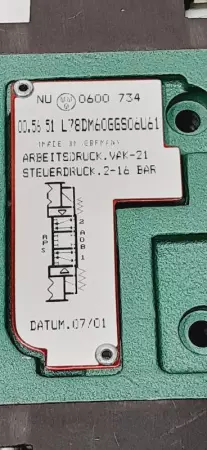 Numatics L78DM60GGSO6061 Solenoid Valve 24VDC/AC 1/4