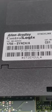 Allen-Bradley 1756-SYNCH Communication Module FW1.17 Broken Connector, No Cover 