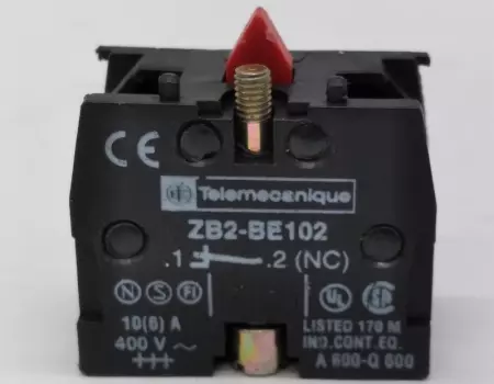 TELEMECANIQUE ZB2-BE102 CONTACT BLOCK 