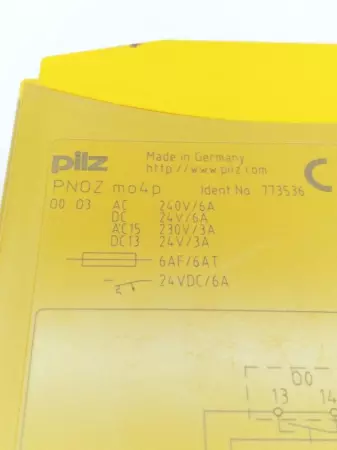  Pilz 773536 PNOZ MO4P Expansion Module 