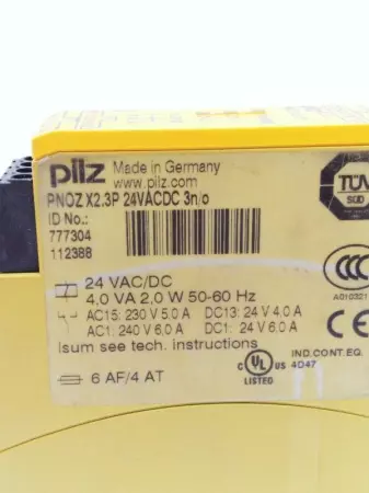  Pilz 777304 PNOZ X23P Safety Relay 