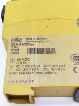  Pilz 777587 PNOZ X2.3P Safety Relay 