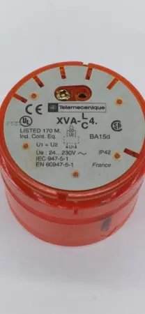 NEW Telemecanique XVA-C451 Flashing Light, Orange 