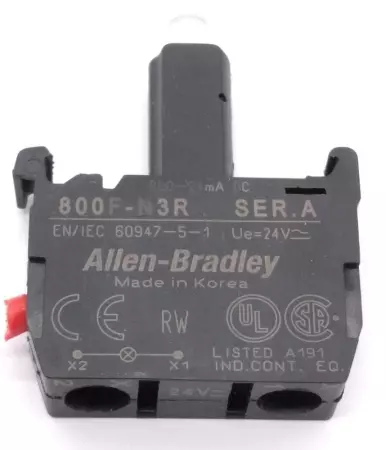 Allen-Bradley 800F-N3R SER.A LAMP LIGHT MODULE TESTED 