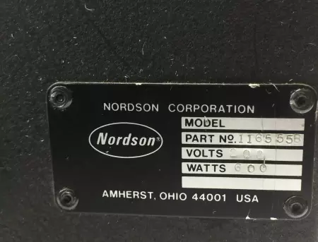 Nordson 116555B Hot Melt Glue Controller W/MAC Valve & Cable 