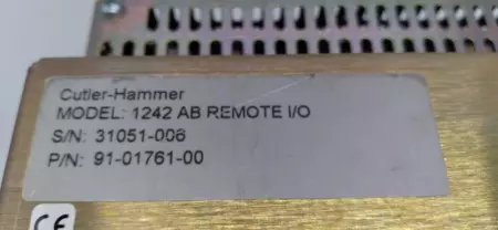 Cutler-Hammer 92-01903-03 PanelMate Operator Touch Screen Panel W/AB Remote 