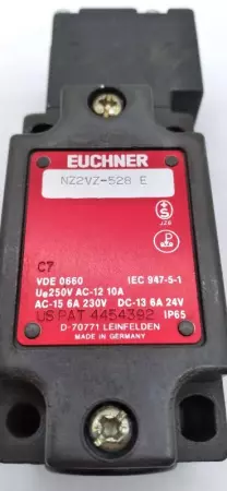  Euchner NZ2VZ-528 E Safety Switch TESTED 