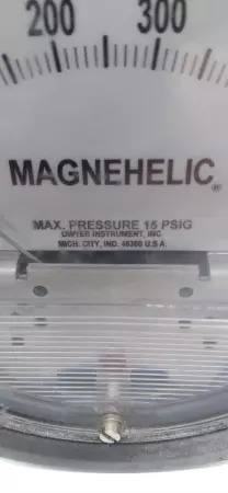  MAGNEHELIC 0-500 BAR PRESSURE GAUGE TESTED 