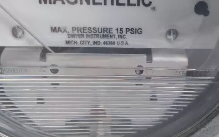  MAGNEHELIC 0-500 BAR PRESSURE GAUGE TESTED 