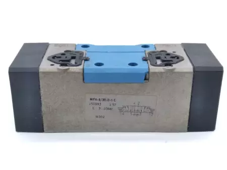  Festo MFH-5/3E-D-1-C Solenoid Valve TESTED 