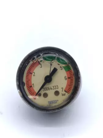  Wika 30064333 Oil Filled Pressure Gauge 0-7 Bar 