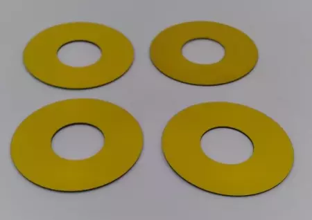 Schneider Electric ZB2BY9101 Emergency Stop Button Switch Warning Sign Signage 22mm Lot of 4