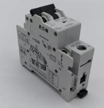  Eaton FAZ-C2/1 CIRCUIT BREAKER W/ FAZ-XHIN11 