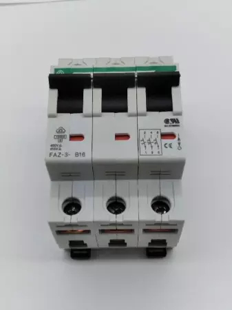  Moeller FAZ-3-B16 CIRCUIT BREAKER TESTED 