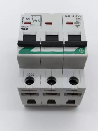  Moeller FAZ-3-B16 CIRCUIT BREAKER TESTED 