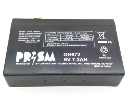 NEW CBS Battery GH672 Sealed Lead Acid Replacement Battery 