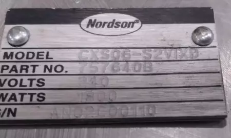 Nordson 757640B Hot Melt Applicator Head 