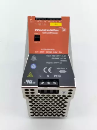 Weidmüller 8708670000 connectPower Supply, 115-230VAC  24VDC 120W 5A 