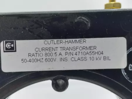  Cutler-Hammer 4710A55H04 Current Transformer 