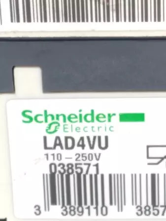 Schneider Electric LAD4VU Varistor Transient Supressor/Contactor Block W/LADT4 T