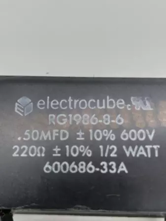  Electrocube RG1986-8-6 Capacitor 600V 1/2W  .50MDF 