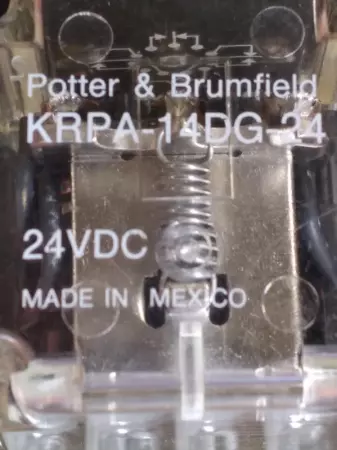 Potter & Brumfield KRPA-14DG-24 Relay W/Socket Base 