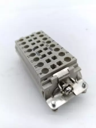  Harting HAN-ES-16F Male INSERT Connector TESTED 