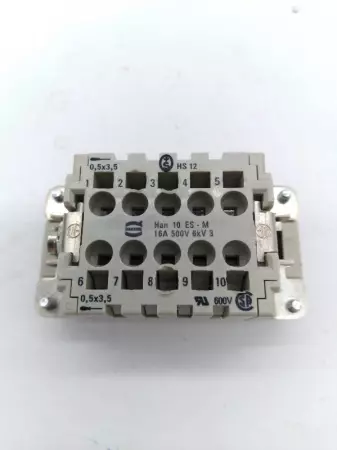 Harting HAN10-ES-M Male INSERT Connector 