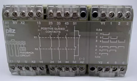  Pilz 474965 PZE5V Safety Relay 3-24VDC 3.5W 