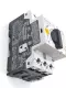  Moeller PKZM0-0,4 Manual Motor Starter W/ NHI12-PKZ0 Auxiliary Contact 
