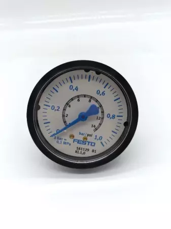  Festo 161129 Pressure Gauge 0-1 Bar 