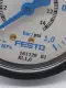  Festo 161129 Pressure Gauge 0-1 Bar 