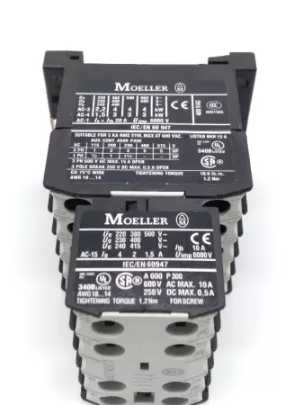  Moeller DIL ER-22 Contactor w/Auxiliary Contact 22DILEM 