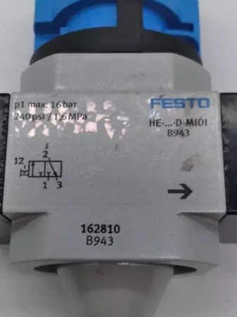  Festo HE-...-D-MIDI Shut-Off Valve 