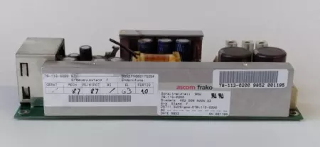 Siemens 78-113-0200 Power Supply Board for Ascom Frako Converter 