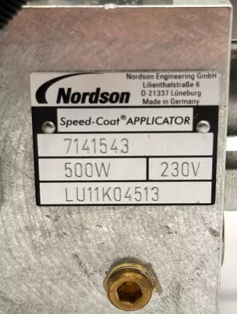 Nordson 7141543 Hot Melt Single Module Speed-Coat™ Applicator 