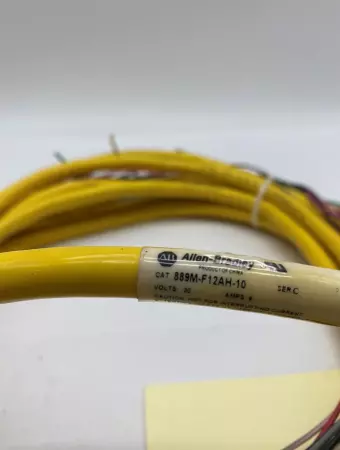 Allen-Bradley 889M-F12AH-10 SER C Sensor/Actuator Cable, 17Ft 