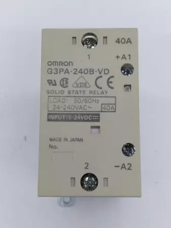 Omron G3PA-240B-VD Relay 5-24VDC 40Amp TESTED 