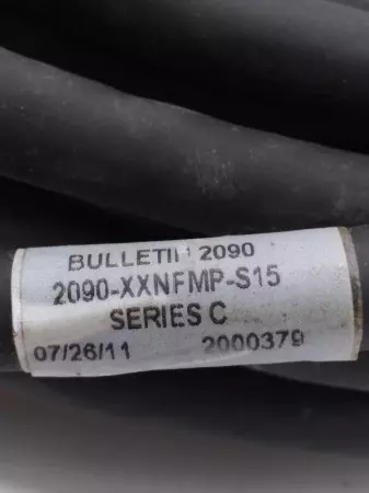 Allen-Bradley 2090-XXNFMP-S15 SER.C Motor Feedback Cable Length 44Ft 