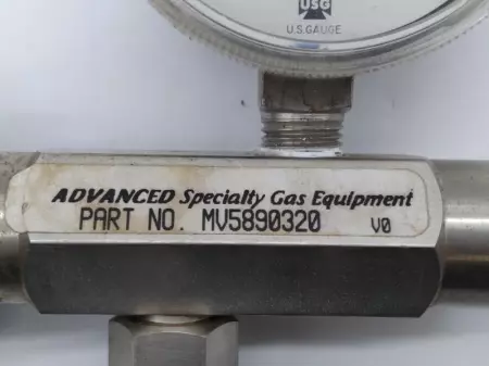 Advanced MV5890320 Compressed Gas Regulator 0-4000Psi 