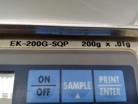 A&D Co. EK-200G-SQP Portable Balance 200g - 0.1g Precision 