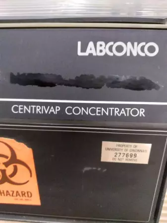 Labconco 78100-00 Centrivap Concentrator, Heated Vacuum Centrifugue 