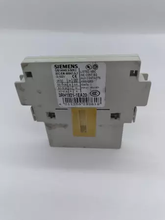  Siemens 3RH1921-1EA20 Auxiliary Contact Block 