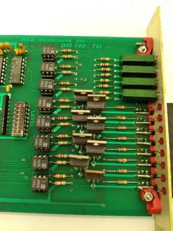 MED Associates DIG-720/721 CIRCUIT BOARD TESTED 