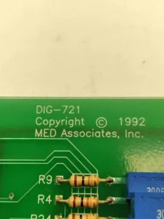 MED Associates DIG-721 CIRCUIT BOARD TESTED 