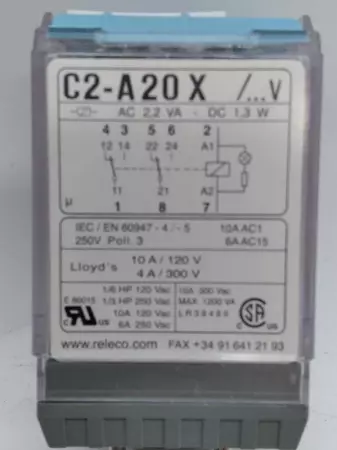 Releco C2-A20X Industrial Relay 