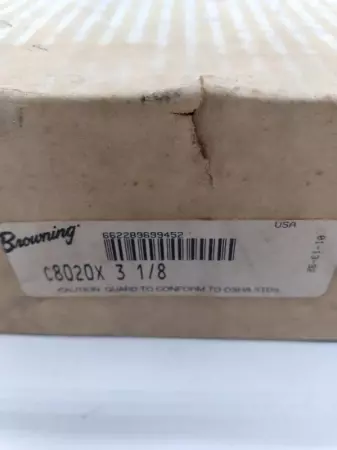 NEW Browning C8020X 3 1/8 Roller Chain Coupling Sprocket 3-1/8