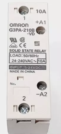 Omron G3PA-210B-VD Solid State Relay 24-240VAC 10Amp Input 5-24VDC 