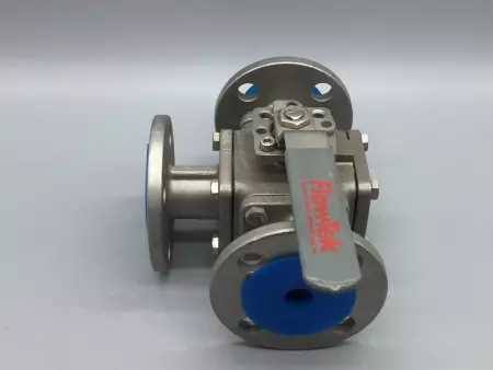 Flow-Tek MPF150 3-Way Ball Valve, Multi Port Flanged 1